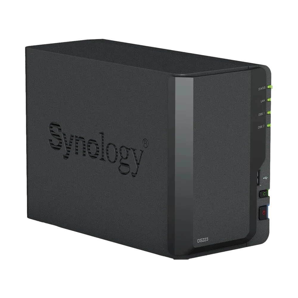 Synology DiskStation DS223j - 2Bay (J SERIES) NAS Server storage ללא ...